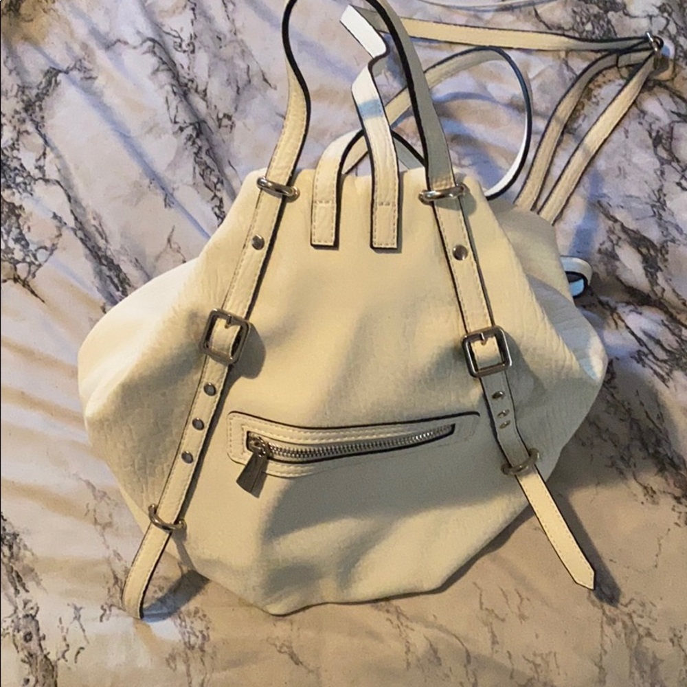 White backpack